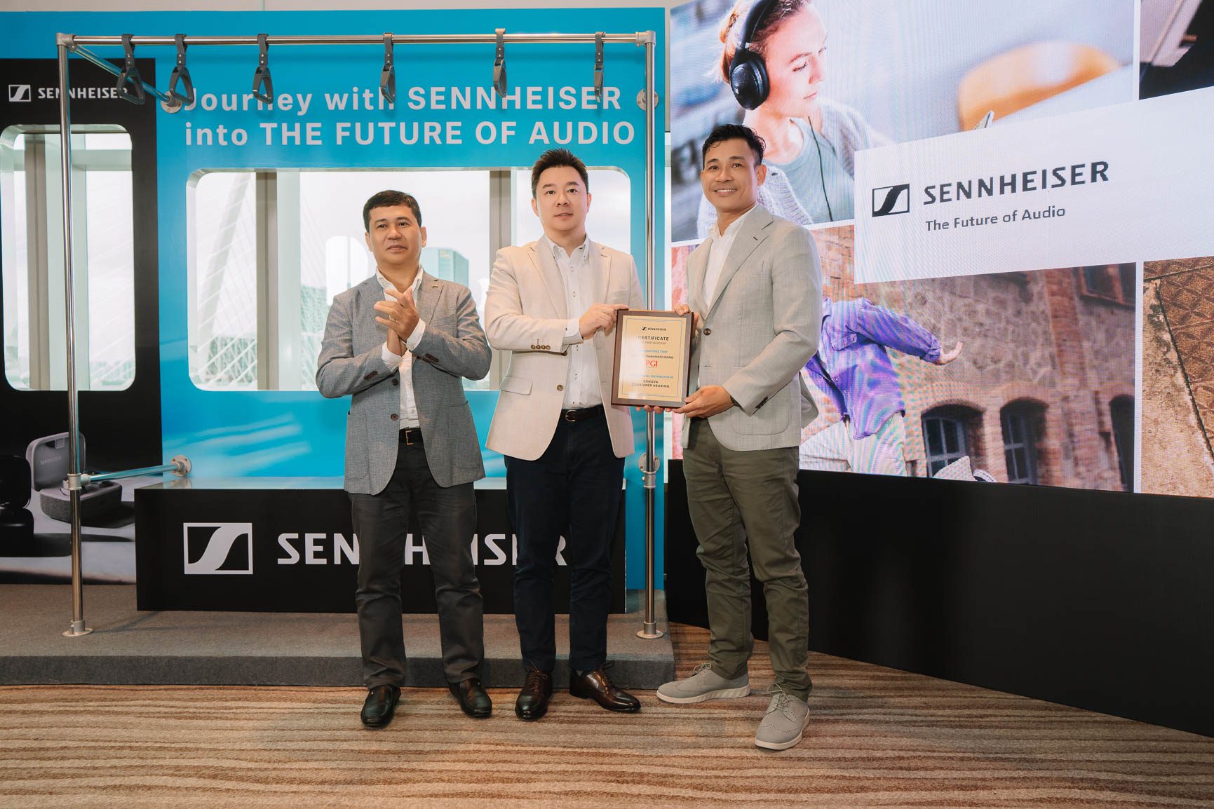 Phúc Giang PGI chính thức trở thành nhà phân phối Sennheiser Consumer Hearing tại Việt Nam Phúc Giang PGI chính thức trở thành nhà phân phối Sennheiser Consumer Hearing tại Việt Nam