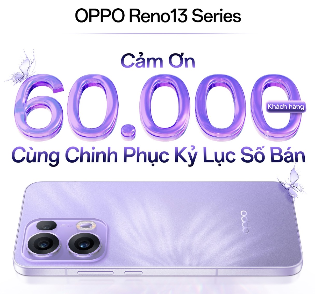 ‏Reno13 Series đạt số bán ấn tượng chỉ sau 1 tháng mở bán tại Việt Nam‏