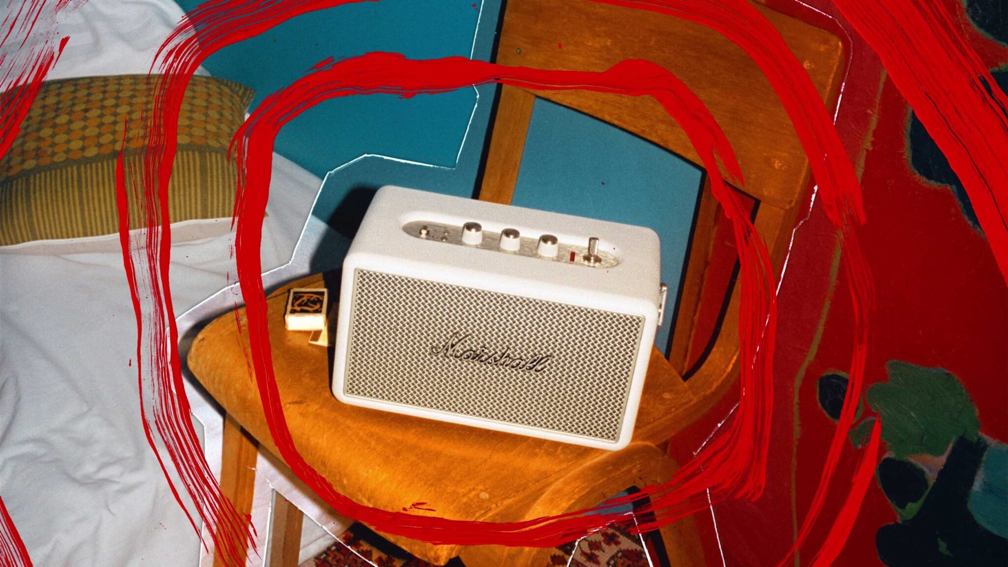 Marshall Kilburn III: Loa di động thiết kế retro, c&ocirc;ng suất 50W, pin th&aacute;o rời linh hoạt, gi&aacute; 420 USD | Loa