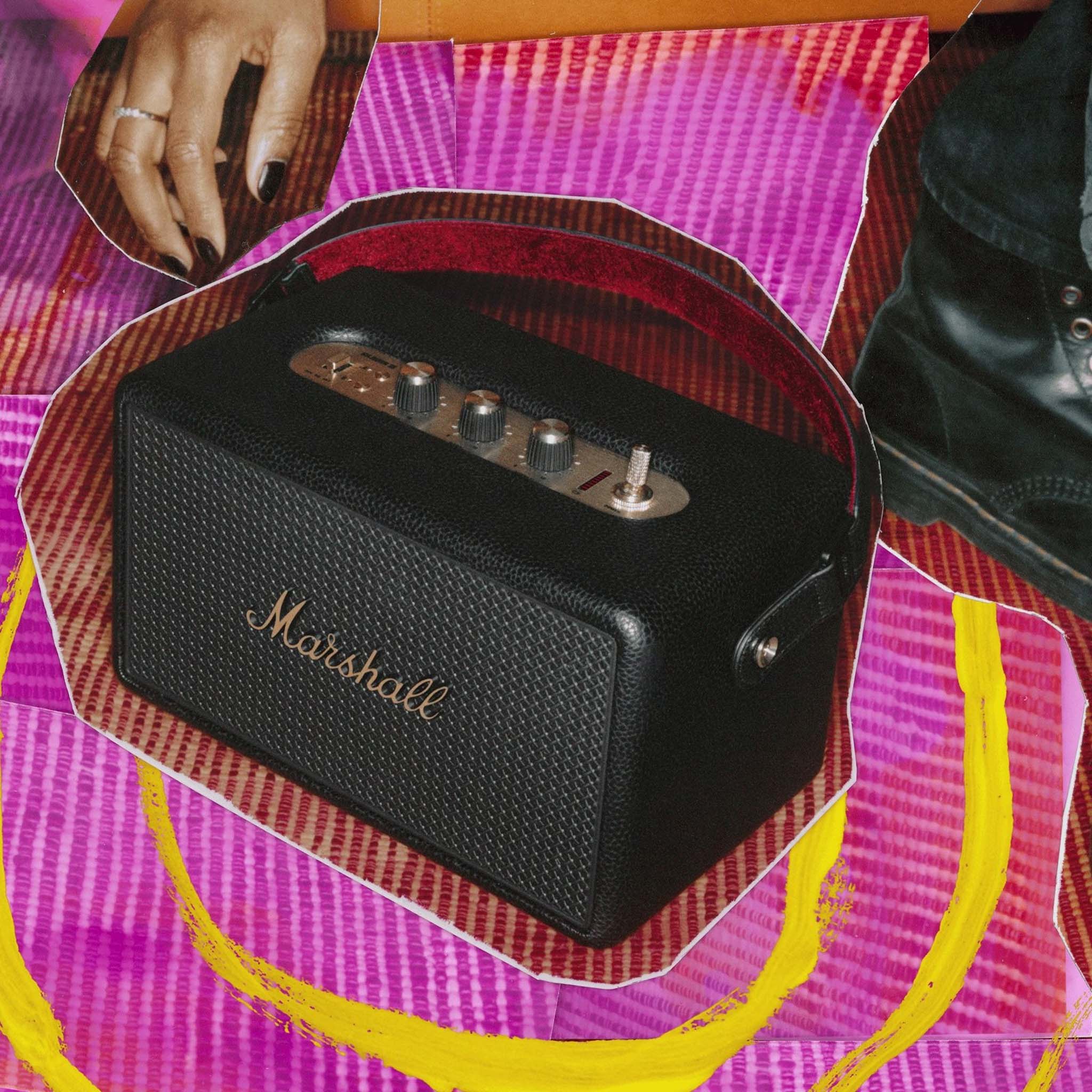 Marshall Kilburn III Media LAB- (5 of 5).jpg Marshall Kilburn III: Loa di động thiết kế retro, c&ocirc;ng suất 50W, pin th&aacute;o rời linh hoạt, gi&aacute; 420 USD | Loa