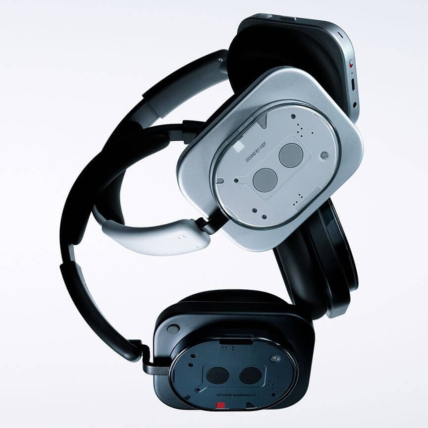 Nothing Headphone 1 Media LAB 8.jpg Nothing Headphone 1 &ndash; Tai nghe over-ear thiết kế xuy&ecirc;n thấu hợp t&aacute;c với KEF với tham vọng cạnh tranh s&ograve;ng phẳng với Apple AirPods Max | Tai nghe