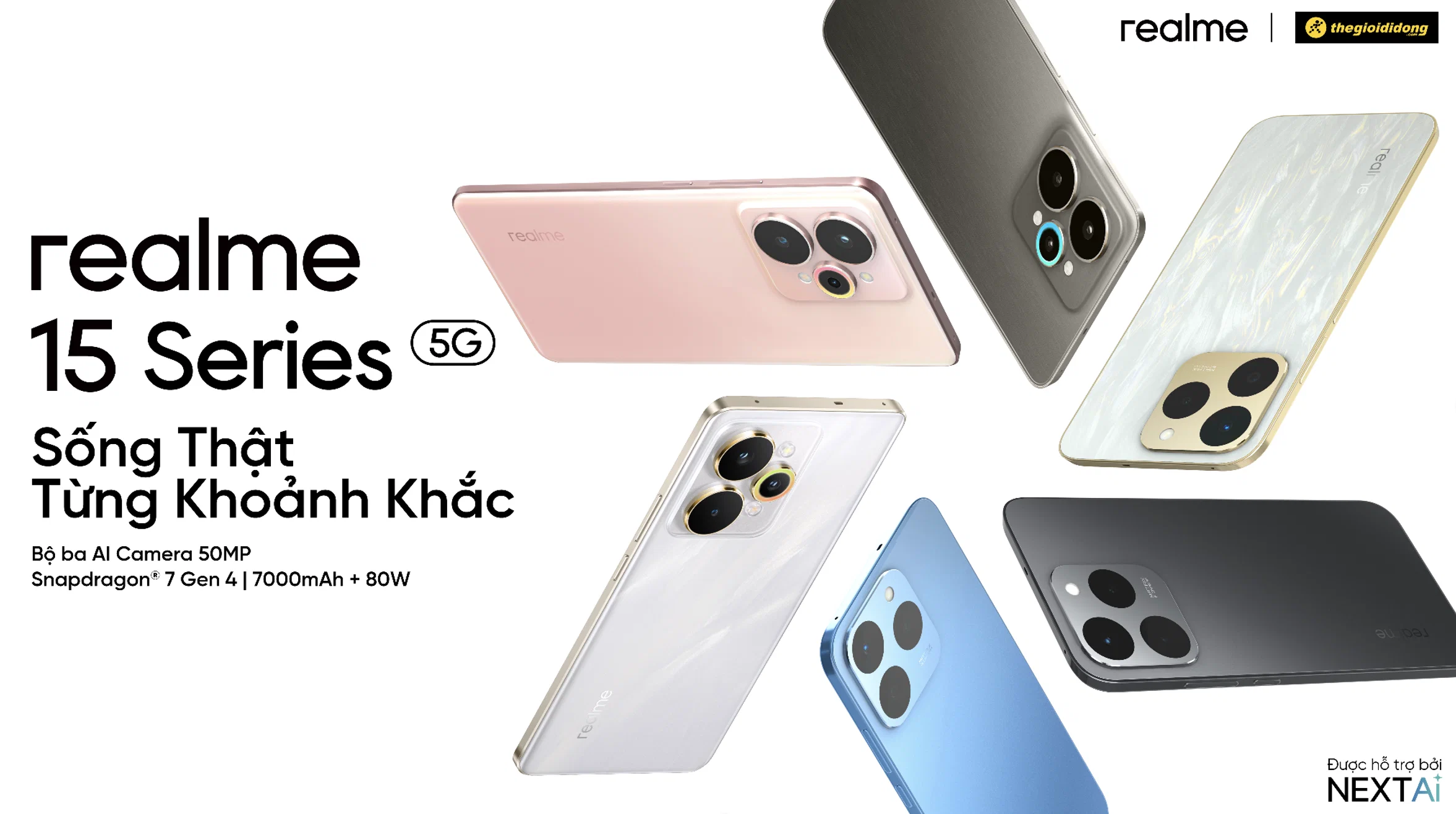 realme 15 Series ra mắt: “Bậc Thầy AI Tiệc Đêm” đưa công nghệ hình ảnh trên smartphone lên tầm cao mới realme 15 Series ra mắt: “Bậc Thầy AI Tiệc Đêm” đưa công nghệ hình ảnh trên smartphone lên tầm cao mới