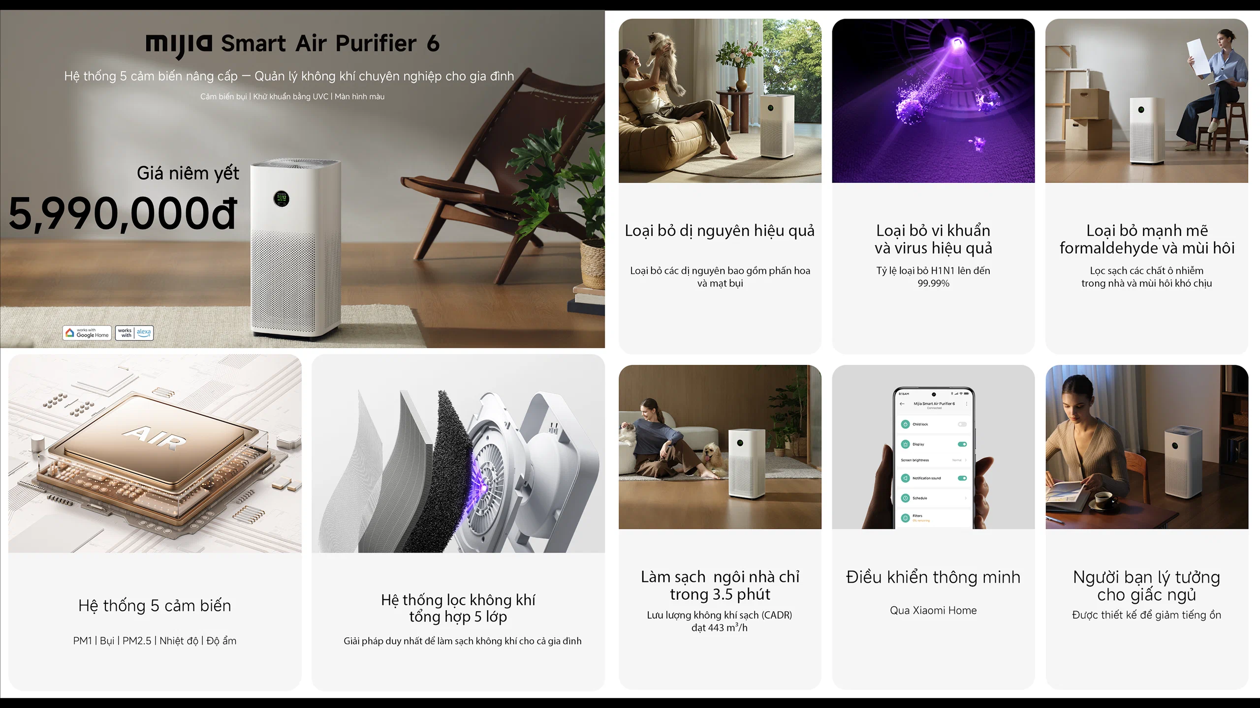 Xiaomi giới thiệu loạt thiết bị gia dụng Mijia tại Việt Nam: Điều hòa, tủ lạnh, máy giặt sấy và máy lọc không khí Xiaomi giới thiệu loạt thiết bị gia dụng Mijia tại Việt Nam: Điều hòa, tủ lạnh, máy giặt sấy và máy lọc không khí