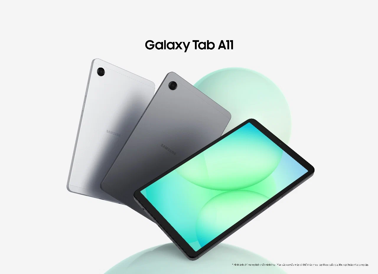 Samsung ra mắt Galaxy Tab A11: Tablet màn hình 90Hz, âm thanh Dolby Atmos và nhiều ưu đãi hấp dẫn Samsung ra mắt Galaxy Tab A11: Tablet màn hình 90Hz, âm thanh Dolby Atmos và nhiều ưu đãi hấp dẫn