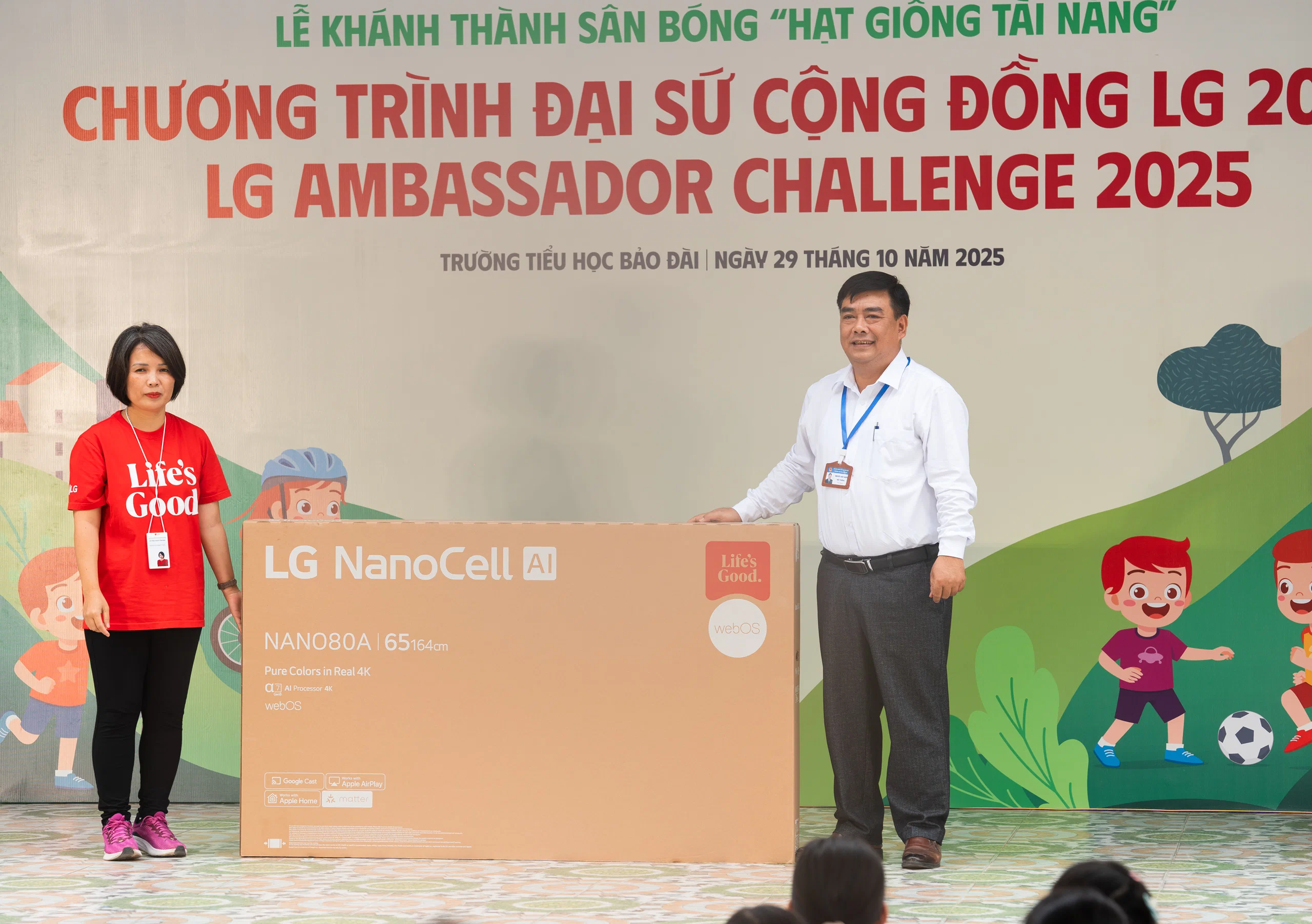 LG khánh thành sân bóng “Hạt giống Tài năng” tại Bắc Ninh, lan tỏa tinh thần sống khỏe cho trẻ em