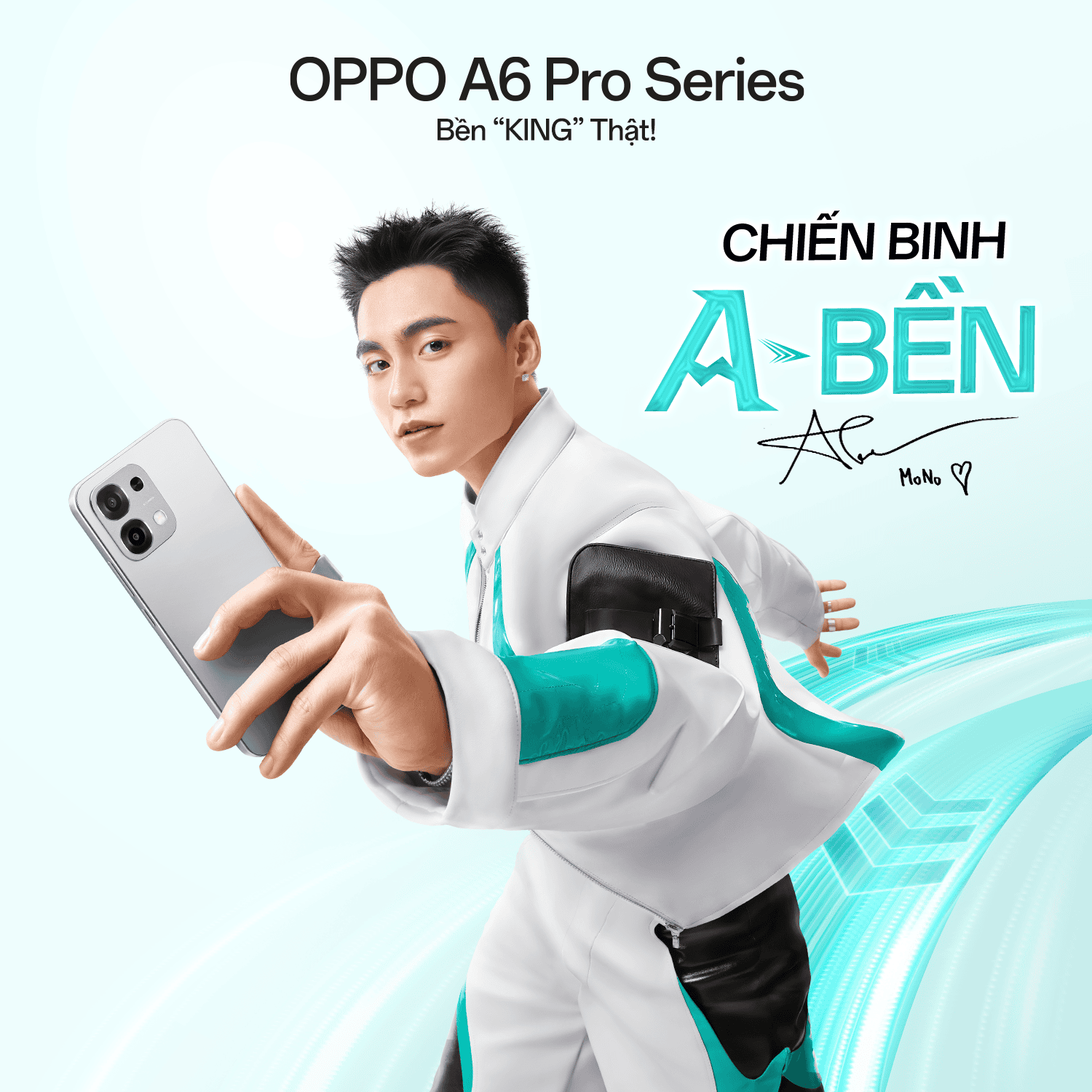 OPPO A6 Pro Series chính thức ra mắt tại Việt Nam: Pin siêu lớn, sạc siêu nhanh – kết hợp cùng “Chiến binh A-Bền” MONO