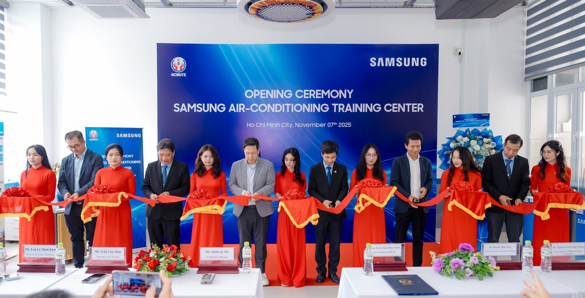 Samsung khánh thành Trung tâm Đào tạo Điều hòa Không khí tại Trường Đại học Sư phạm Kỹ thuật TP. Hồ Chí Minh Samsung khánh thành Trung tâm Đào tạo Điều hòa Không khí tại Trường Đại học Sư phạm Kỹ thuật TP. Hồ Chí Minh