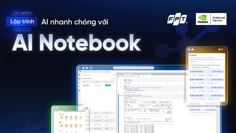 Ra mắt nền tảng nghiên cứu và phát triển trí tuệ nhân tạo AI Notebook
