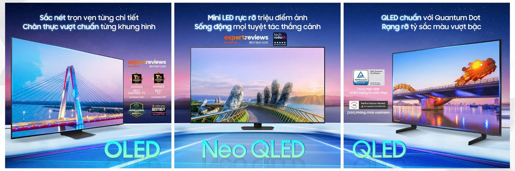 Ba thập kỷ dẫn đầu: Samsung củng cố vị thế TV số 1 tại Việt Nam Ba thập kỷ dẫn đầu: Samsung củng cố vị thế TV số 1 tại Việt Nam