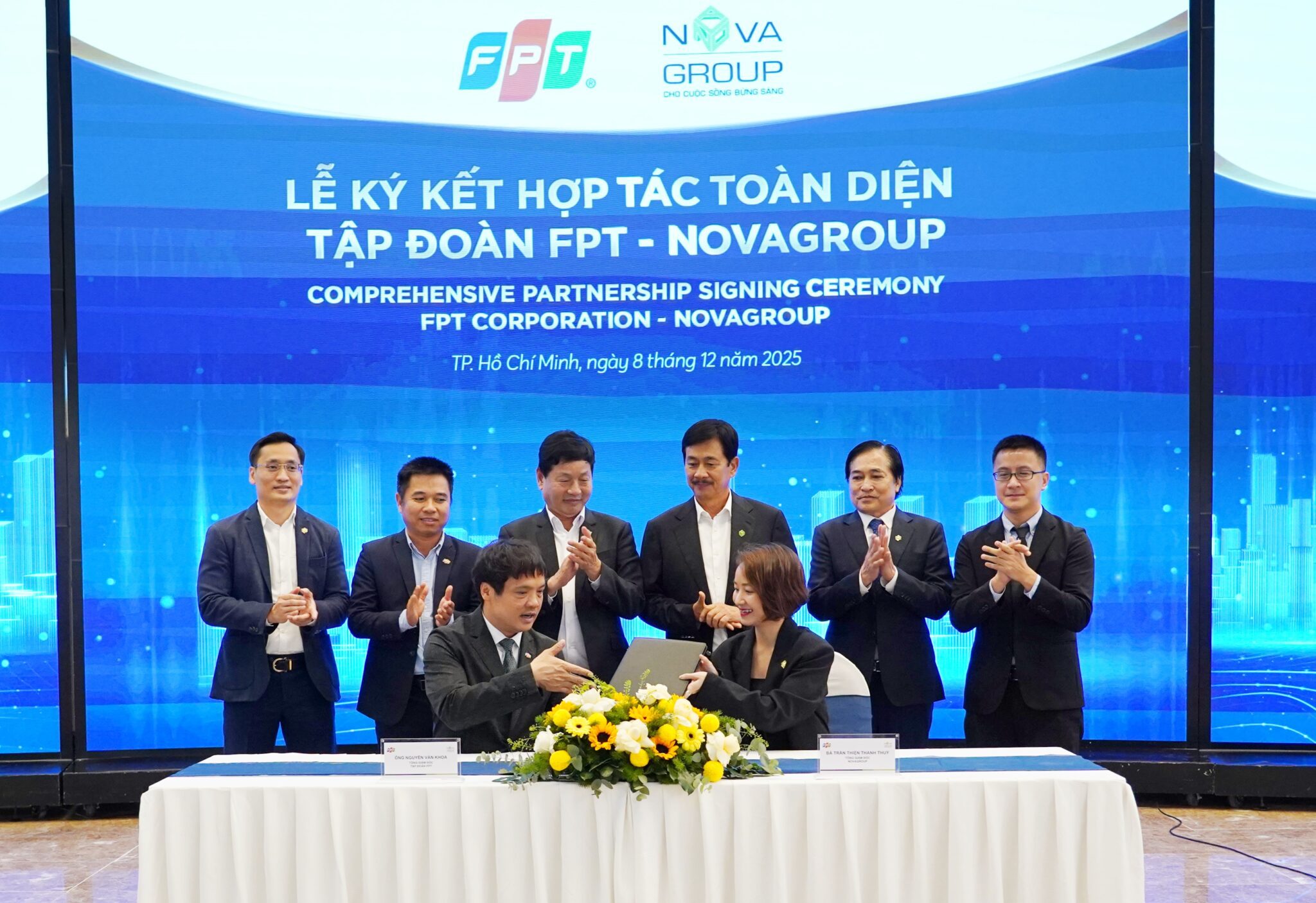 FPT ký kết hợp tác toàn diện với NOVAGROUP để đẩy nhanh chuyển đổi số