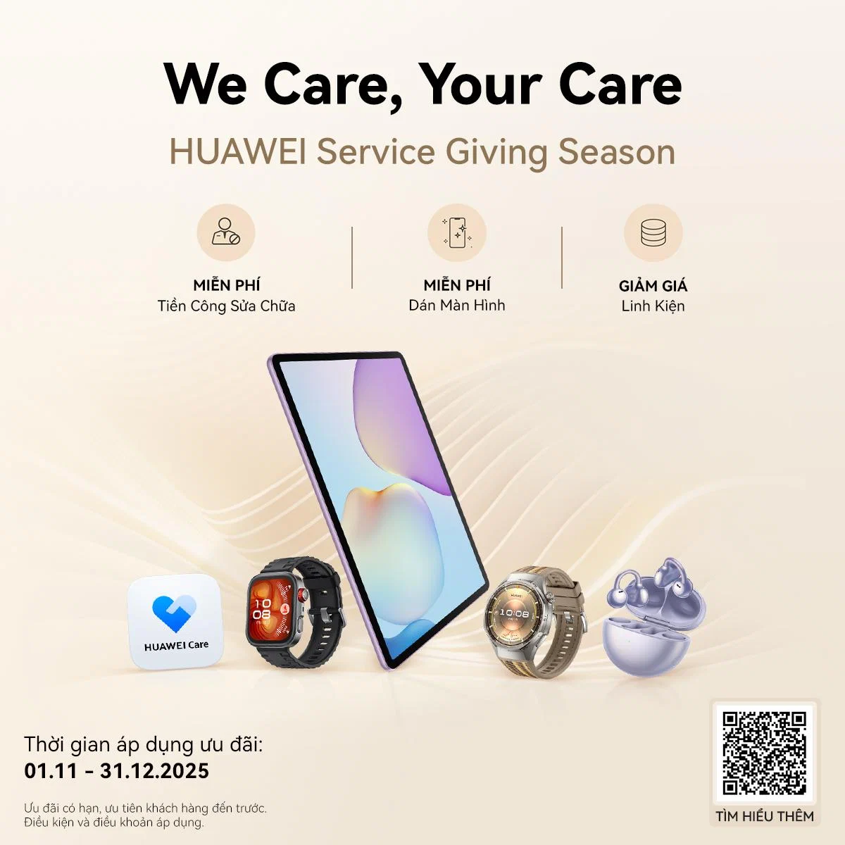 Huawei triển khai mùa ưu đãi Service Giving Season với loạt quyền lợi hấp dẫn cho người dùng Huawei triển khai mùa ưu đãi Service Giving Season với loạt quyền lợi hấp dẫn cho người dùng