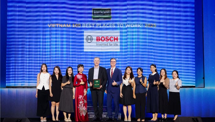 Bosch Việt Nam: Khi chiến lược “Lấy con người làm trọng tâm” trở thành động lực của sự đổi mới Bosch Việt Nam: Khi chiến lược "Lấy con người làm trọng tâm" trở thành động lực của sự đổi mới