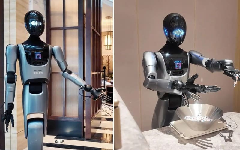 Nhà sản xuất robot Trung Quốc ra mắt quản gia hình người và máy cắt cỏ tự hành tại CES 2026