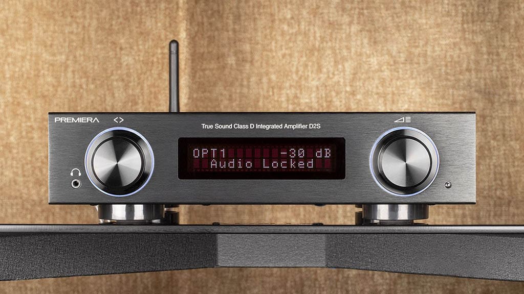 Premiera giới thiệu dòng amply mạng nhỏ gọn D2S với công suất mạnh mẽ và tích hợp tầng Phono chuyên dụng