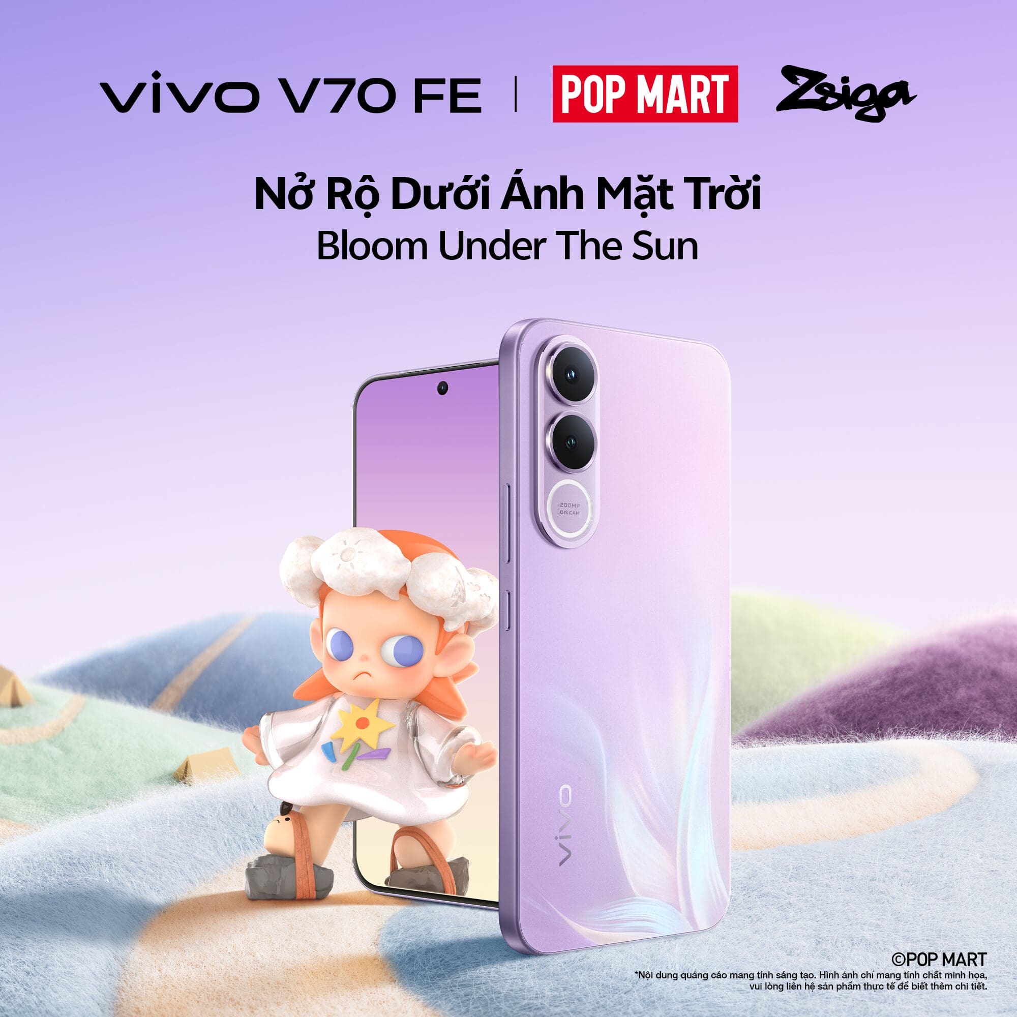 vivo công bố hợp tác cùng nhân vật ZSIGA từ POP MART: Khi công nghệ hình ảnh giao thoa cùng phong cách thời thượng
