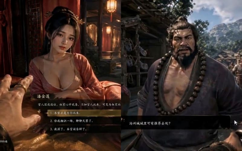 Cư dân mạng sử dụng GPT Image 2 và Seedance 2.0 tạo demo game “Kim Bình Mai” và “Hắc Thần Thoại: Lâm Xung” khiến ai cũng nhầm tưởng gameplay thật