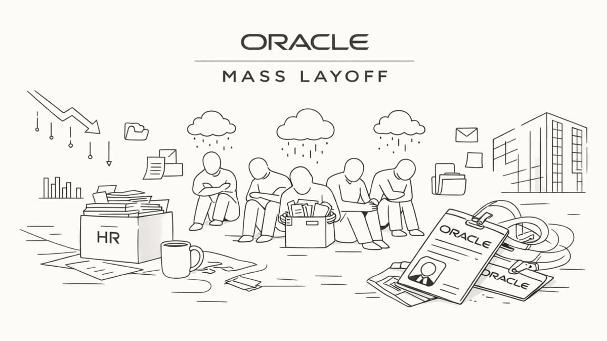 Nhận được email công ty lúc 6 giờ sáng, 30.000 nhân viên Oracle bị sa thải không một lời báo trước Nhận được email công ty lúc 6 giờ sáng, 30.000 nhân viên Oracle bị sa thải không một lời báo trước