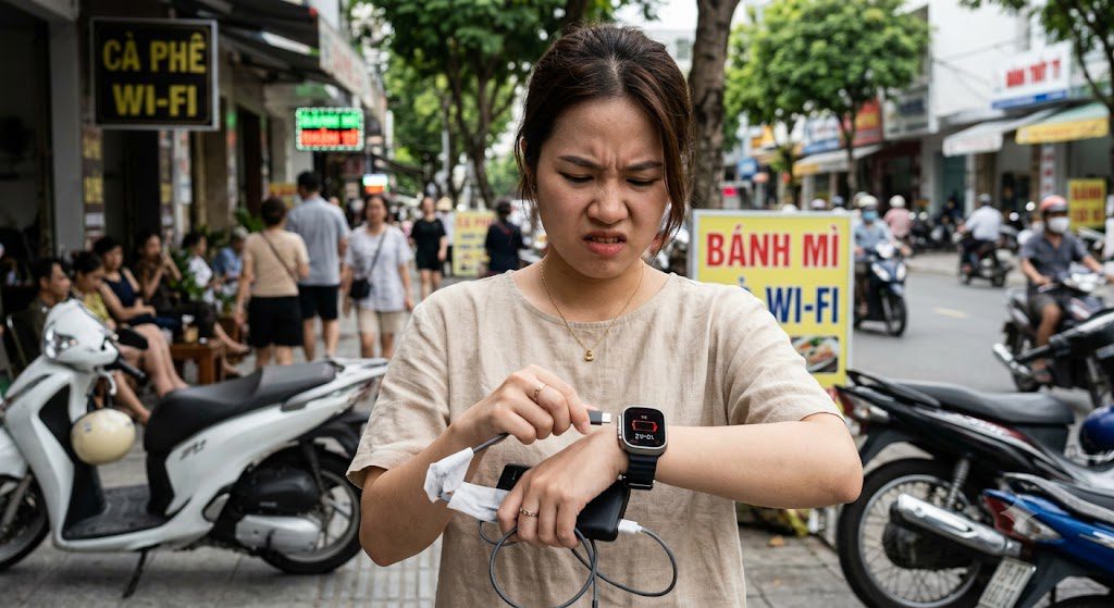 Vì sao smartwatch vẫn chưa dùng cổng USB-C?