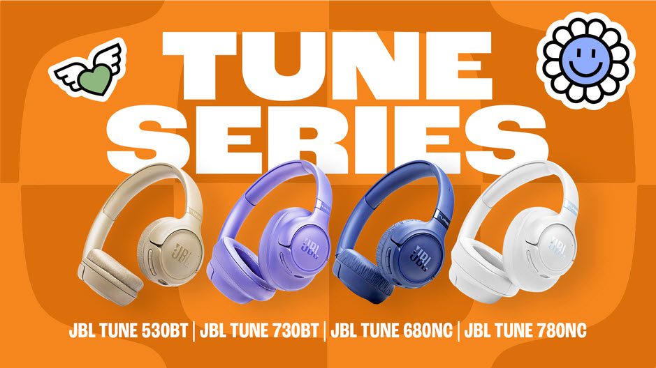 Bộ tứ tai nghe JBL Tune 780NC, Tune 680NC, Tune 730BT và Tune 530BT chính thức mở bán với màu sắc tươi mới, chất âm nâng cấp