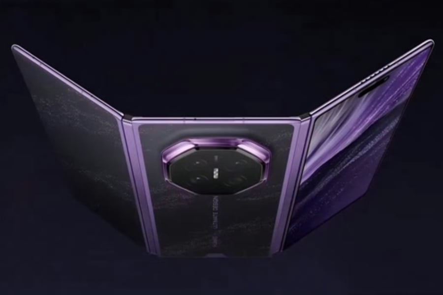 Huawei Mate XT 2 lộ diện với thiết kế gập chữ u độc đáo